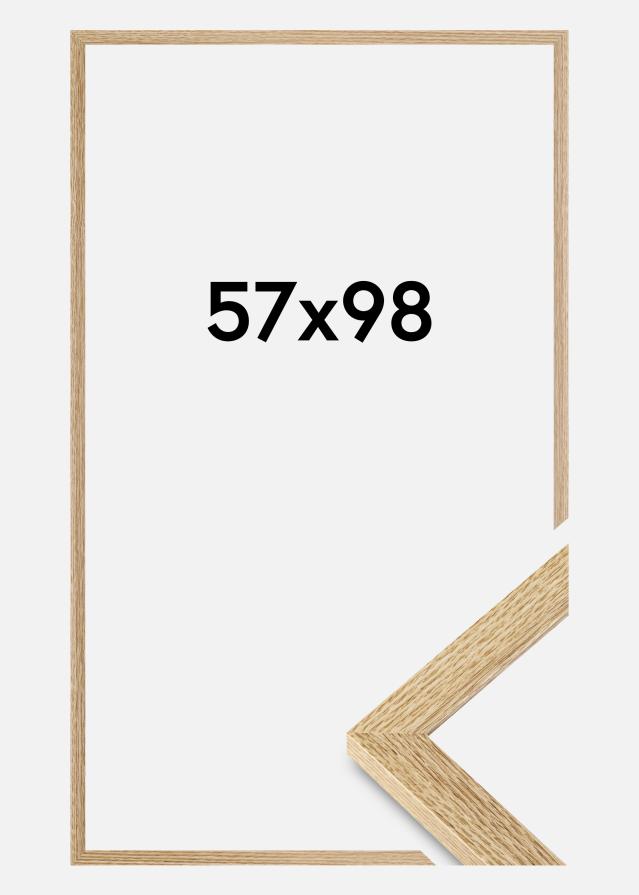 Moldura Selection Vidro acrílico Carvalho 57x98 cm