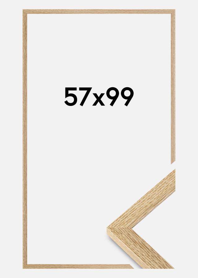 Moldura Selection Vidro acrílico Carvalho 57x99 cm