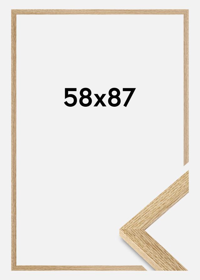 Moldura Selection Vidro acrílico Carvalho 58x87 cm