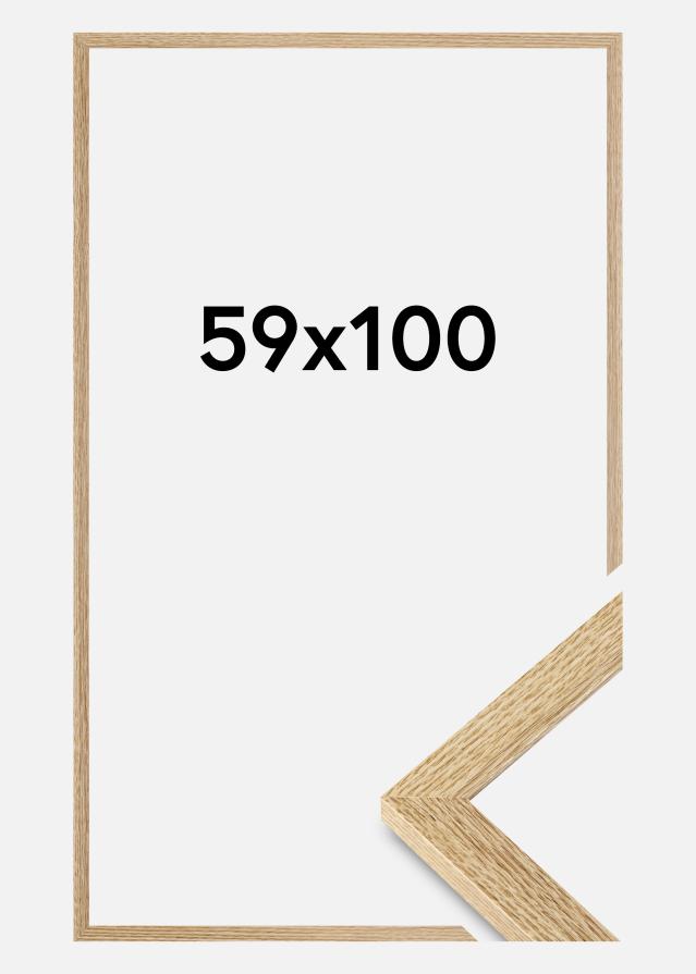 Moldura Selection Vidro acrílico Carvalho 59x100 cm