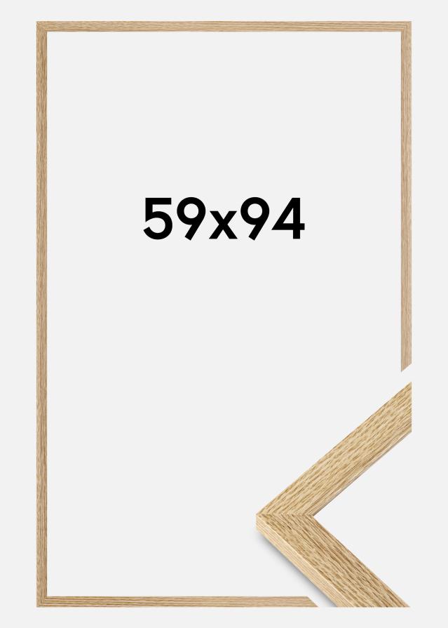 Moldura Selection Vidro acrílico Carvalho 59x94 cm