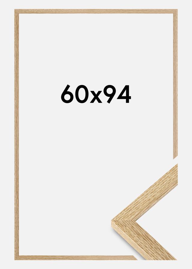 Moldura Selection Vidro acrílico Carvalho 60x94 cm