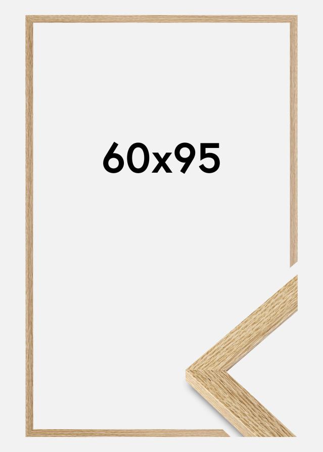 Moldura Selection Vidro acrílico Carvalho 60x95 cm