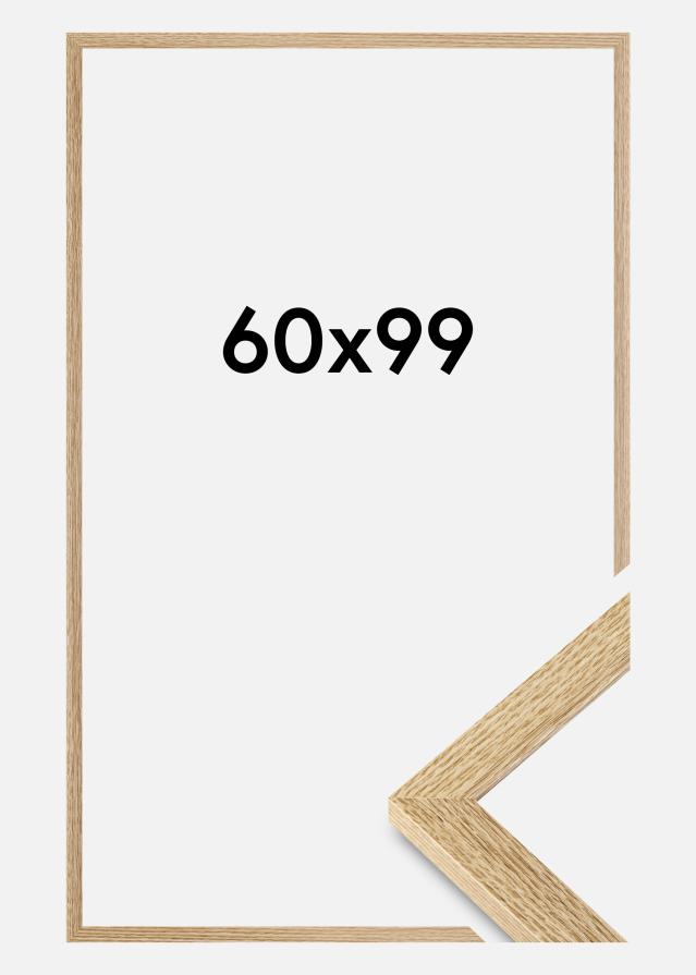 Moldura Selection Vidro acrílico Carvalho 60x99 cm