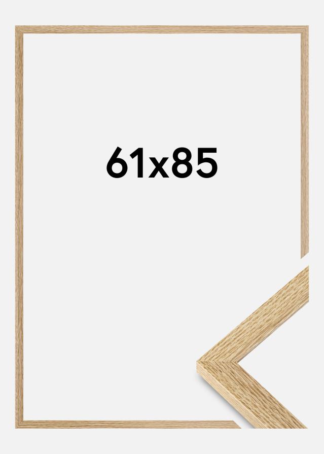 Moldura Selection Vidro acrílico Carvalho 61x85 cm