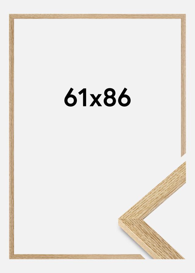 Moldura Selection Vidro acrílico Carvalho 61x86 cm