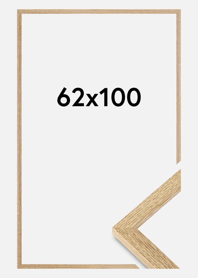 Moldura Selection Vidro acrílico Carvalho 62x100 cm