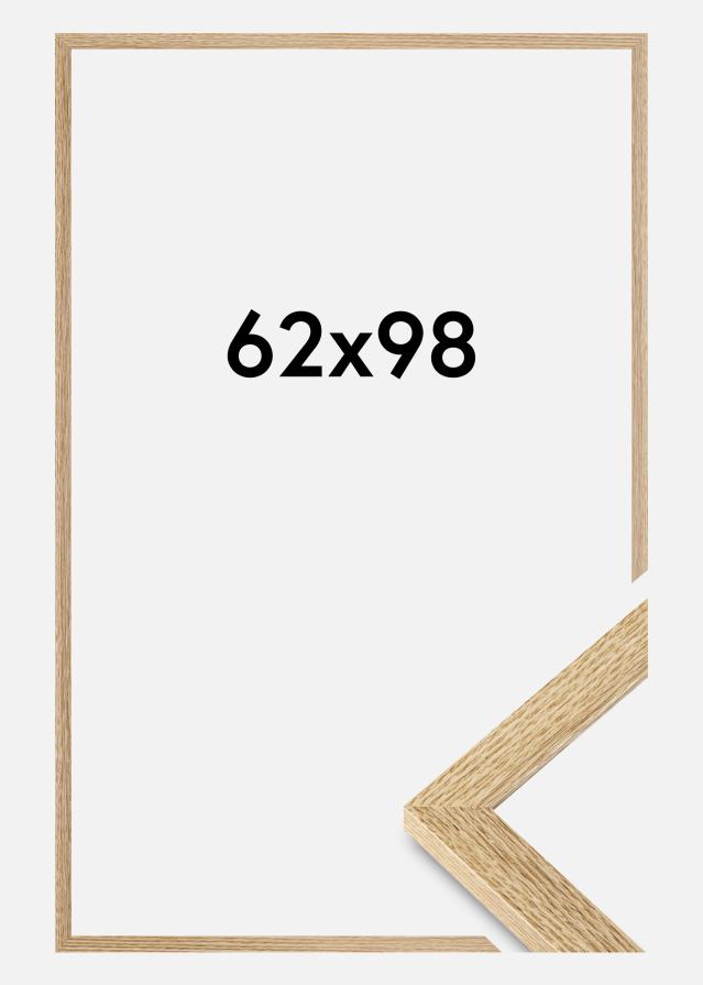 Moldura Selection Vidro acrílico Carvalho 62x98 cm