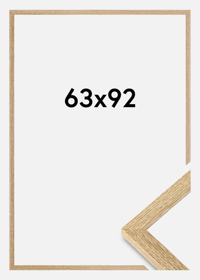 Moldura Selection Vidro acrílico Carvalho 63x92 cm