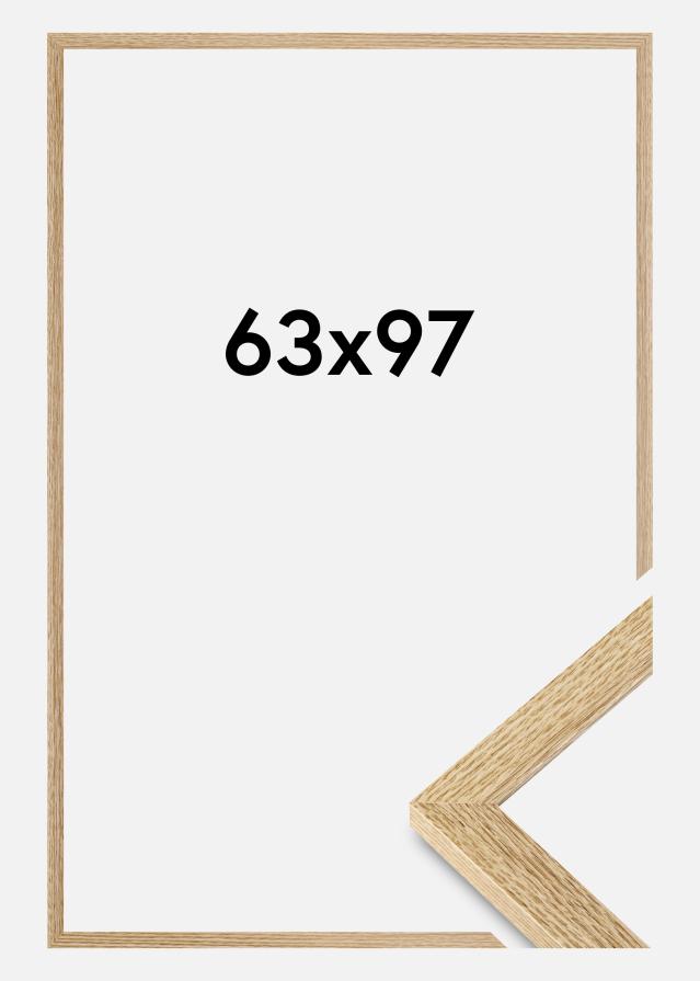 Moldura Selection Vidro acrílico Carvalho 63x97 cm