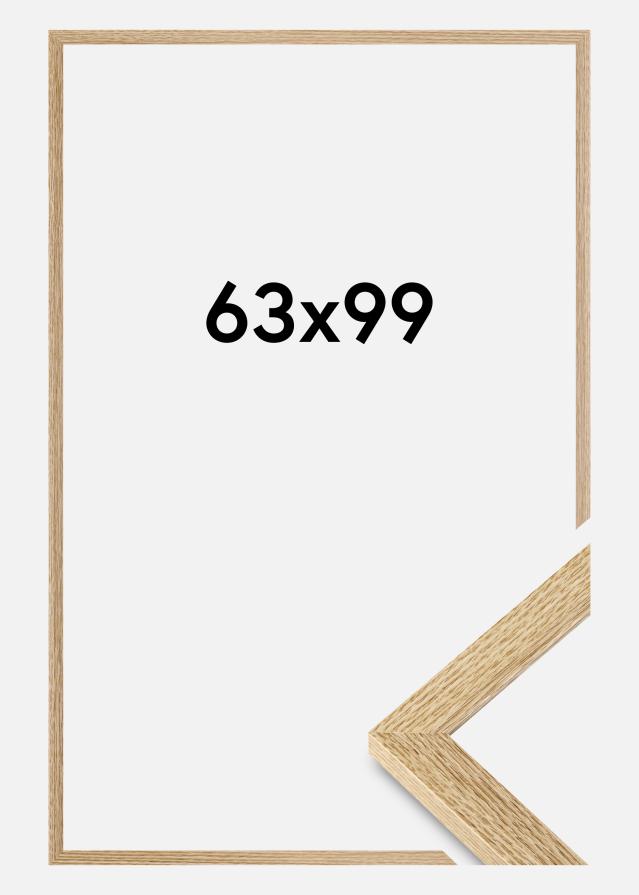 Moldura Selection Vidro acrílico Carvalho 63x99 cm