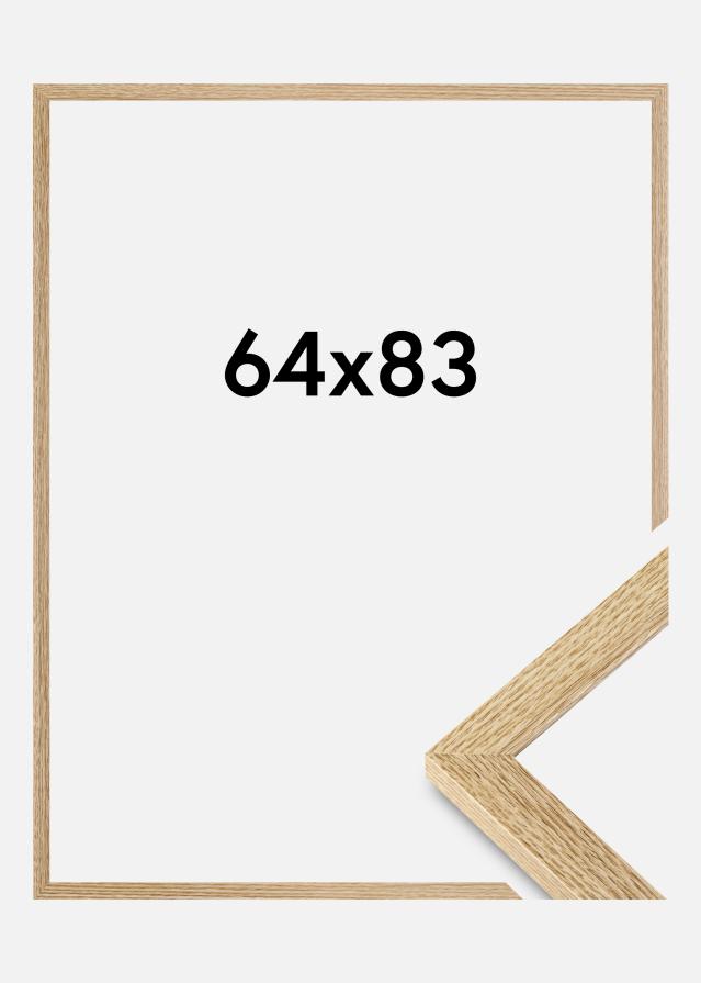 Moldura Selection Vidro acrílico Carvalho 64x83 cm