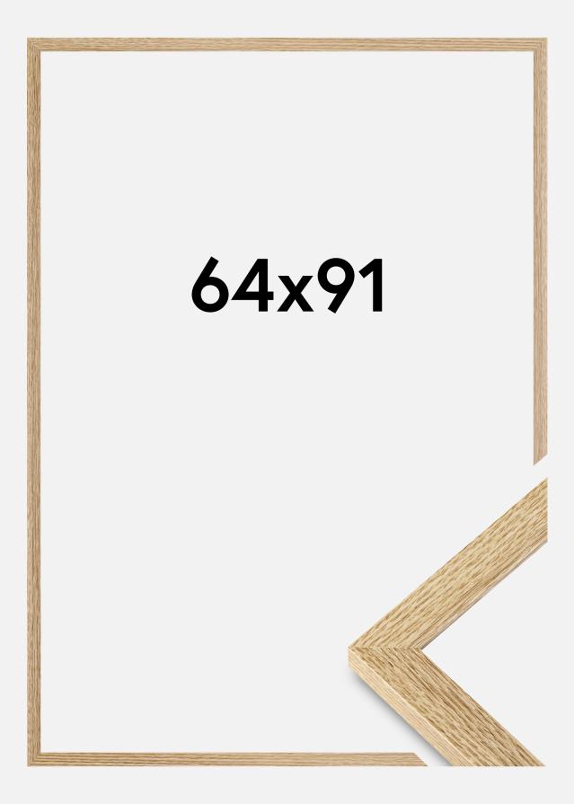 Moldura Selection Vidro acrílico Carvalho 64x91 cm