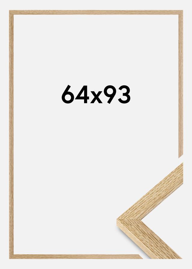 Moldura Selection Vidro acrílico Carvalho 64x93 cm