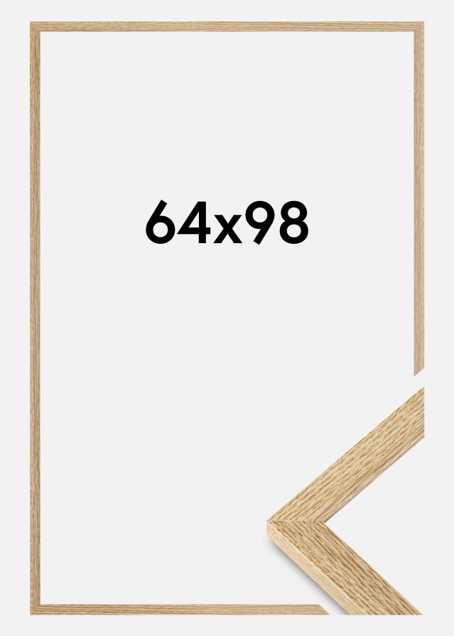 Moldura Selection Vidro acrílico Carvalho 64x98 cm