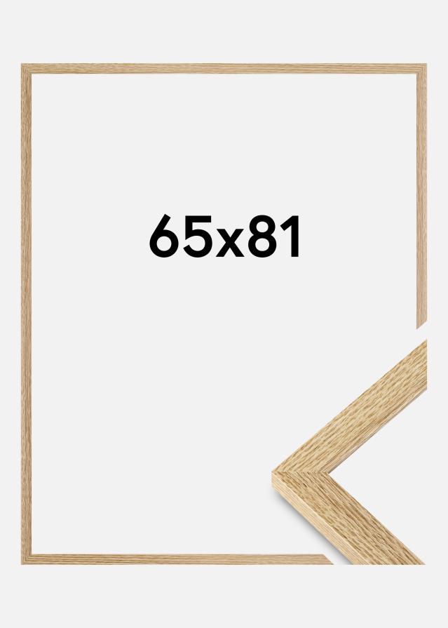 Moldura Selection Vidro acrílico Carvalho 65x81 cm