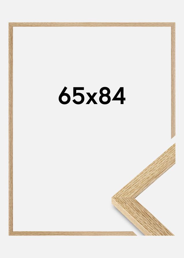 Moldura Selection Vidro acrílico Carvalho 65x84 cm