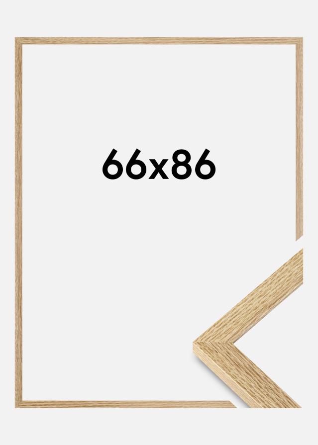 Moldura Selection Vidro acrílico Carvalho 66x86 cm