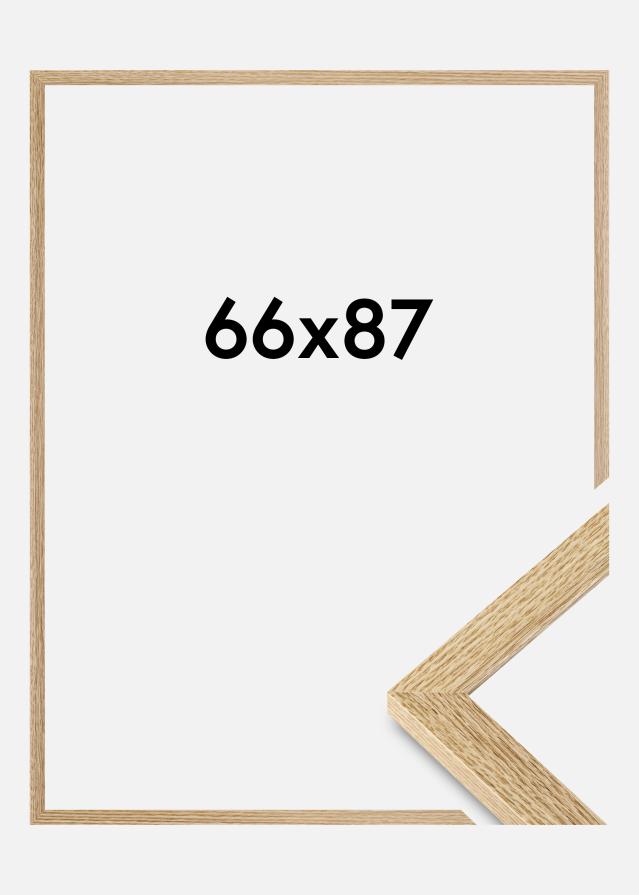 Moldura Selection Vidro acrílico Carvalho 66x87 cm