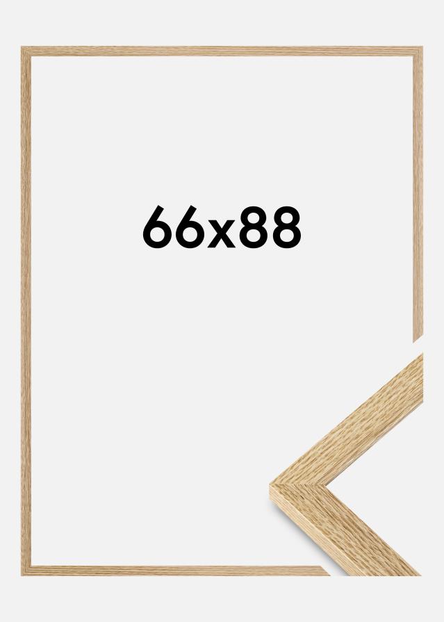 Moldura Selection Vidro acrílico Carvalho 66x88 cm