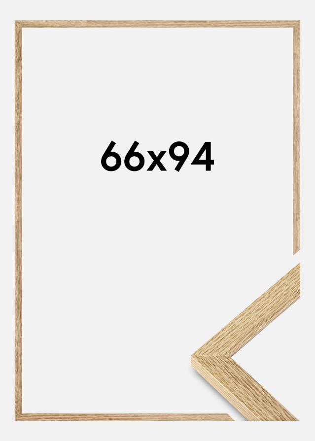 Moldura Selection Vidro acrílico Carvalho 66x94 cm