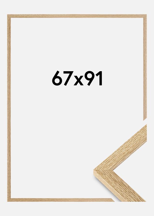 Moldura Selection Vidro acrílico Carvalho 67x91 cm