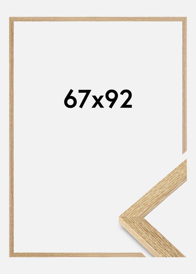 Moldura Selection Vidro acrílico Carvalho 67x92 cm