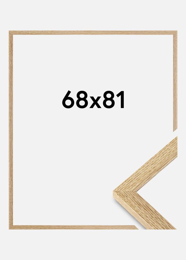 Moldura Selection Vidro acrílico Carvalho 68x81 cm