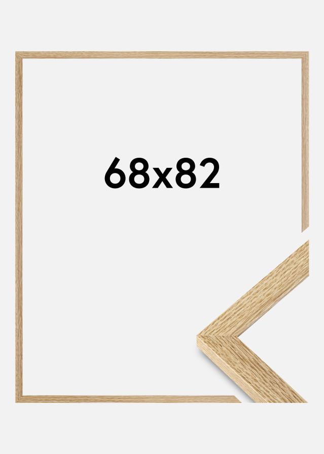 Moldura Selection Vidro acrílico Carvalho 68x82 cm