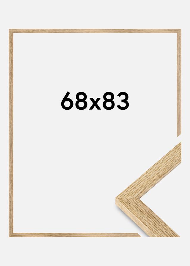 Moldura Selection Vidro acrílico Carvalho 68x83 cm