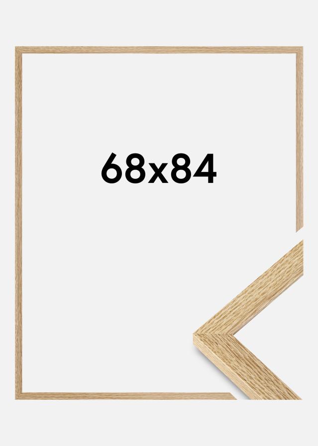 Moldura Selection Vidro acrílico Carvalho 68x84 cm