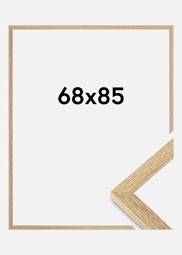 Moldura Selection Vidro acrílico Carvalho 68x85 cm