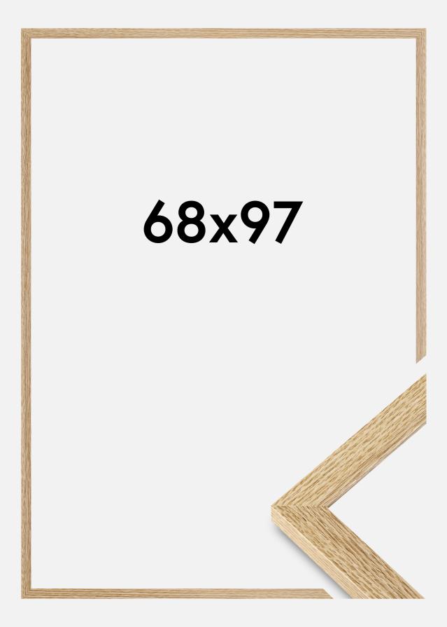 Moldura Selection Vidro acrílico Carvalho 68x97 cm