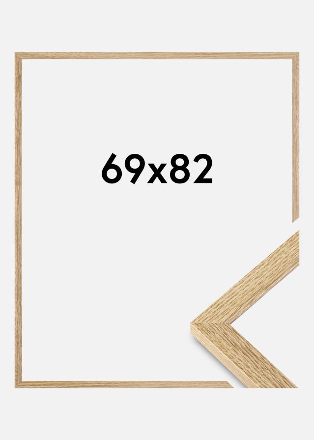 Moldura Selection Vidro acrílico Carvalho 69x82 cm