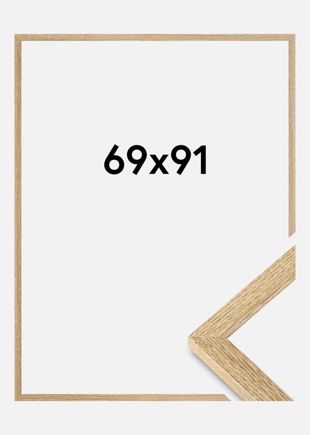 Moldura Selection Vidro acrílico Carvalho 69x91 cm