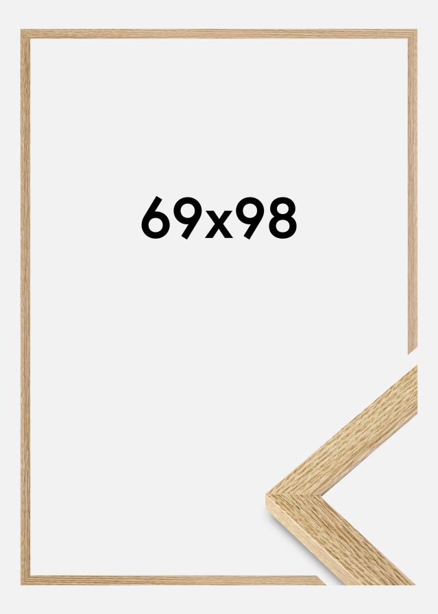 Moldura Selection Vidro acrílico Carvalho 69x98 cm