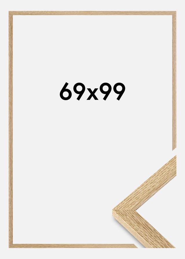 Moldura Selection Vidro acrílico Carvalho 69x99 cm