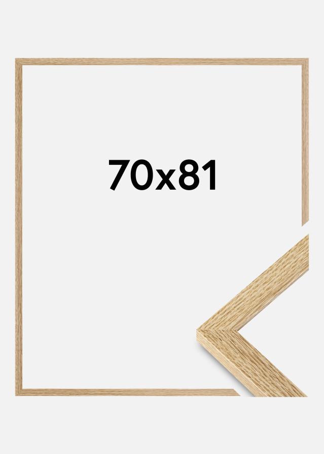 Moldura Selection Vidro acrílico Carvalho 70x81 cm