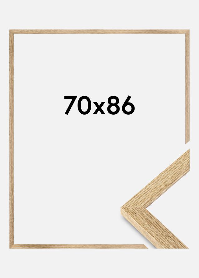 Moldura Selection Vidro acrílico Carvalho 70x86 cm