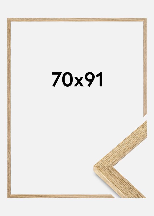 Moldura Selection Vidro acrílico Carvalho 70x91 cm