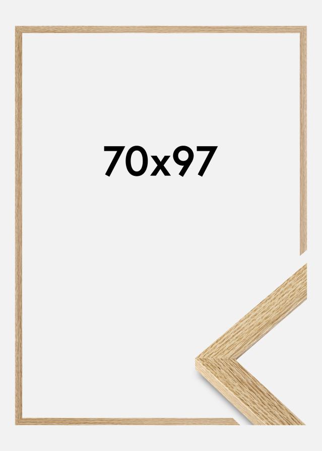 Moldura Selection Vidro acrílico Carvalho 70x97 cm