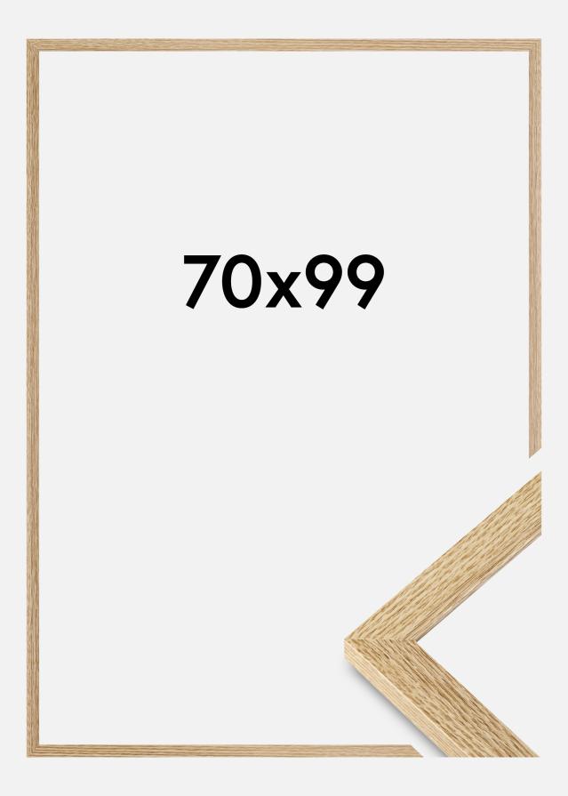 Moldura Selection Vidro acrílico Carvalho 70x99 cm