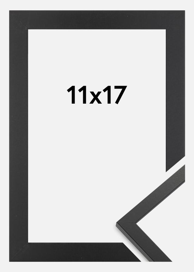 Moldura Trendy Vidro acrílico Preto 11x17 cm