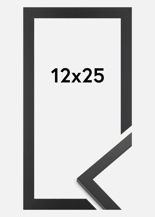 Moldura Trendy Vidro acrílico Preto 12x25 cm