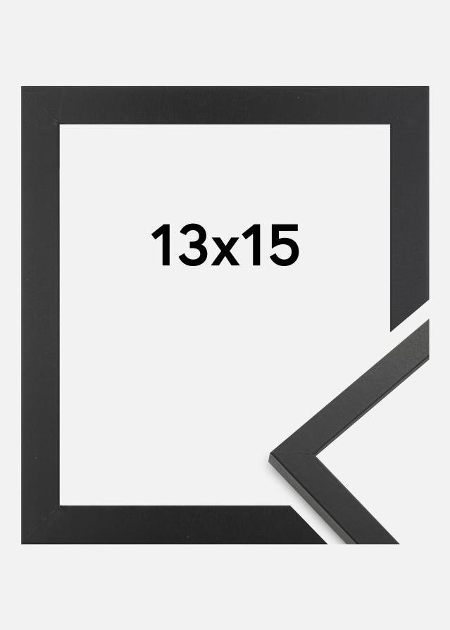 Moldura Trendy Vidro acrílico Preto 13x15 cm