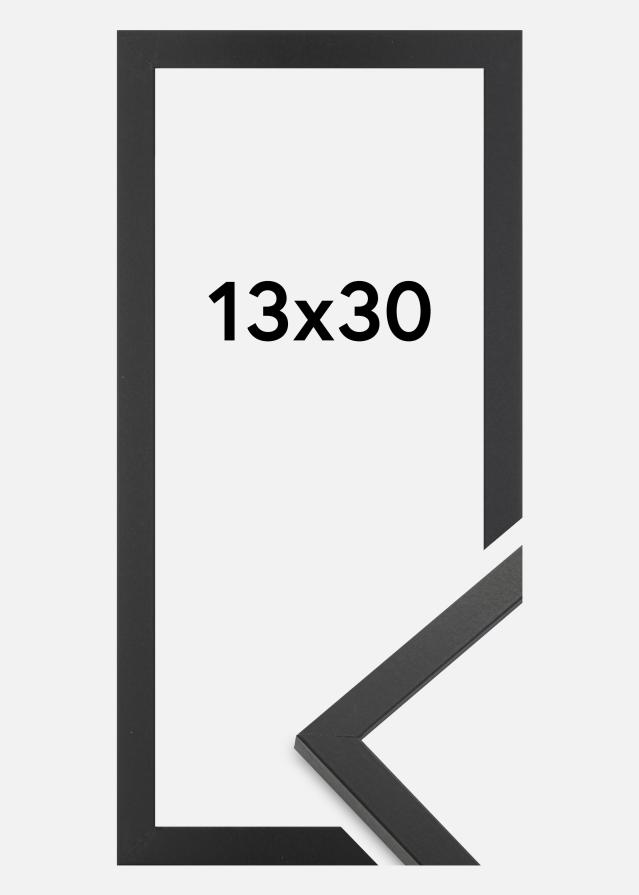 Moldura Trendy Vidro acrílico Preto 13x30 cm