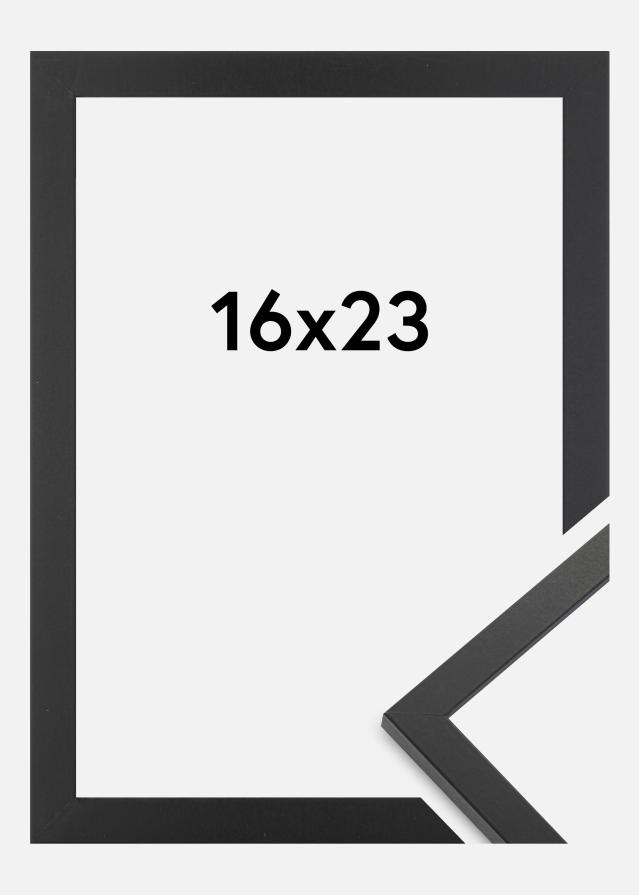 Moldura Trendy Vidro acrílico Preto 16x23 cm