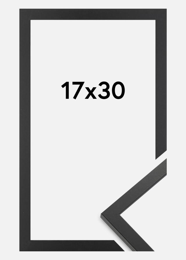 Moldura Trendy Vidro acrílico Preto 17x30 cm