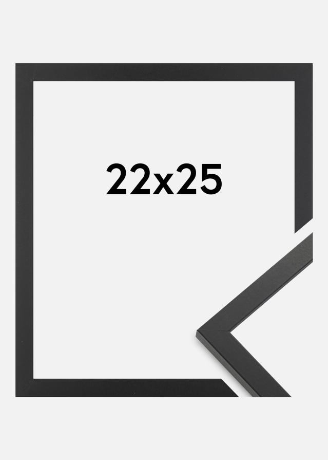 Moldura Trendy Vidro acrílico Preto 22x25 cm