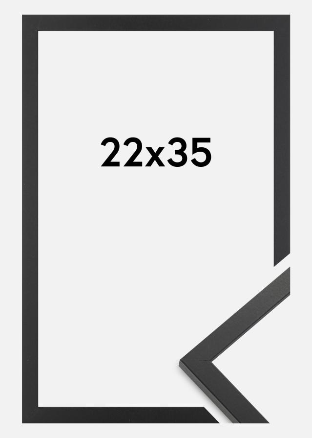 Moldura Trendy Vidro acrílico Preto 22x35 cm